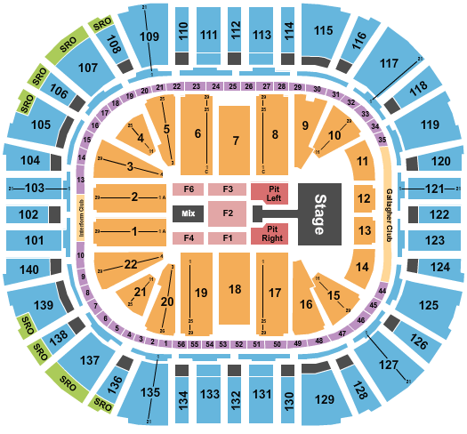 Delta Center Kelsea Ballerini Seating Chart